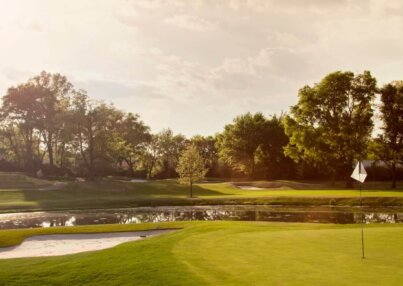 golf-green-at-sunset