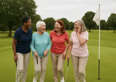 women-sharing-laughter-on-the-putting-green